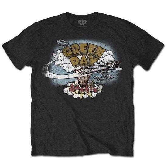 Golden Discs T-Shirts Green Day Vintage Dookie - Black - Medium [T-Shirts]