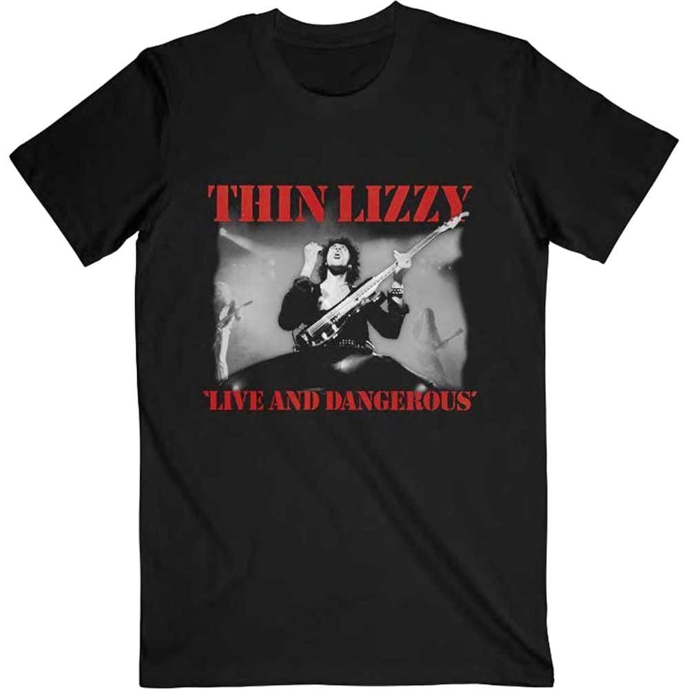 Golden Discs T-Shirts Thin Lizzy - Live And Dangerous - Large [T-Shirts]