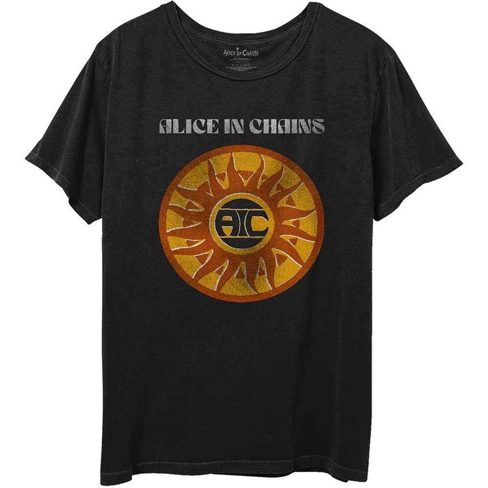 Golden Discs T-Shirts Alice In Chains - Circle Sun Vintage - Large [T-Shirts]