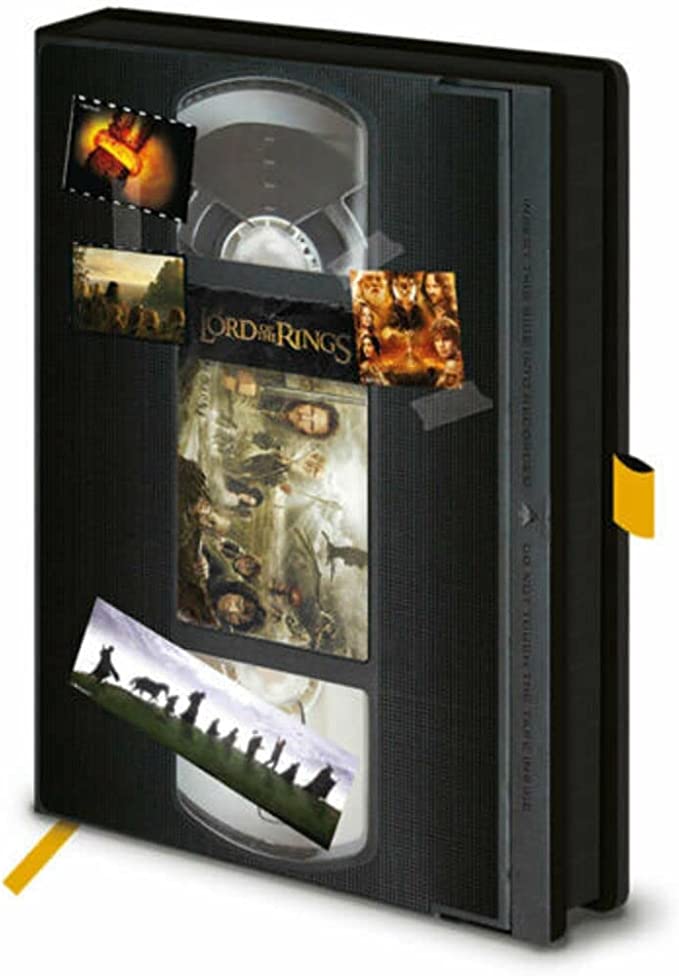 Golden Discs Posters & Merchandise Lord Of The Rings (VHS) A5 Premium Notebook [Notebook]
