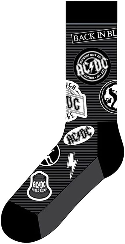 Golden Discs Posters & Merchandise AC/DC Icons Band Logo [Socks]