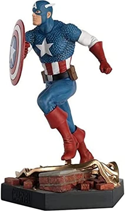 Golden Discs Statue Marvel - Captain America Marvel VS. Figurine [Statue]