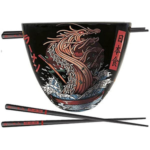Golden Discs Bowls & Plates Llustrata - Dragon Ramen Bowl [Bowls / Plates]