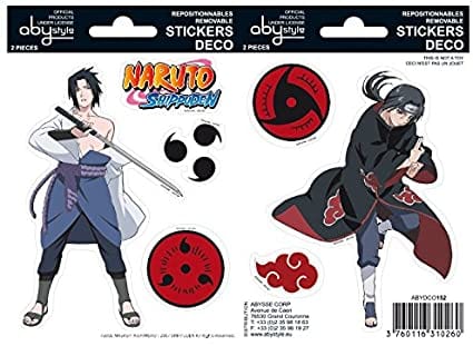 Golden Discs Stickers Naruto Shippuden - Sasuke & Itachi[Stickers]