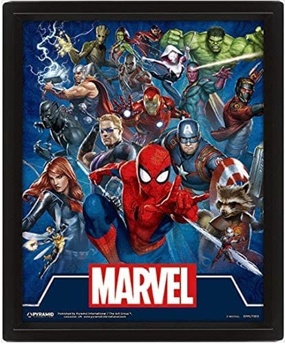 Golden Discs Poster Marvel - Cinematic 3D Icons [Posters]