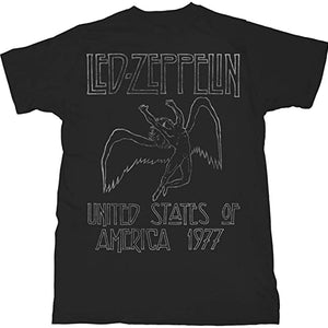 Golden Discs T-Shirts Led Zeppelin Usa '77 - Black - Large [T-Shirts]
