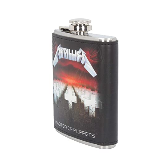 Golden Discs Flask Metallica - Master Of Puppets Stainless Steel Hip Flask[Flask]