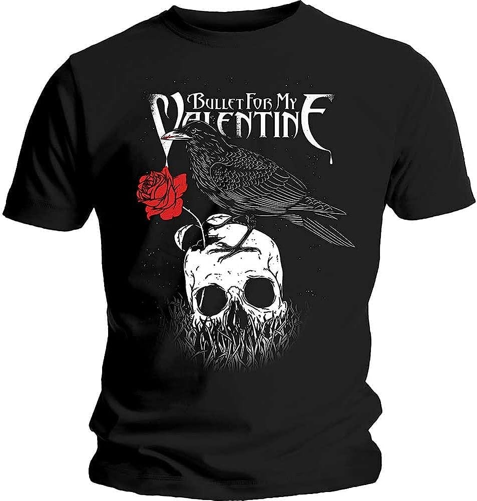 Golden Discs T-Shirts Bullet for My Valentine; Raven Black - Large [T-Shirts]