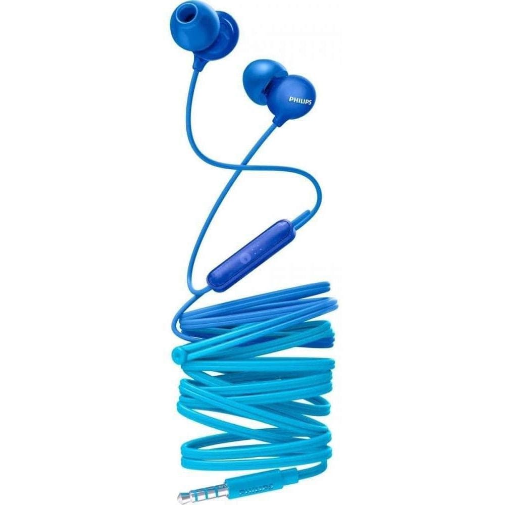 Golden Discs Accessories Philips in-ear headphones SHE2405BL/00 in-ear headset with microphone - Blue [Accessories]
