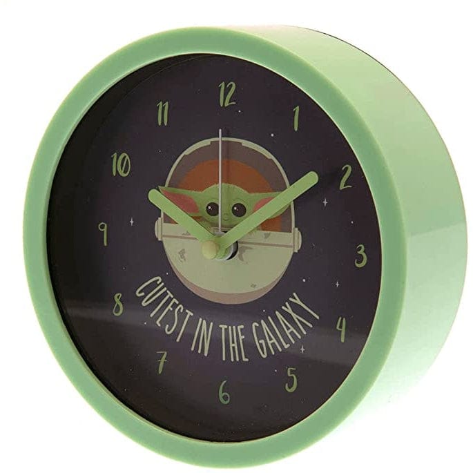 Golden Discs Clocks Mandalorian - Cutest In The Galaxy Desk [Clock]