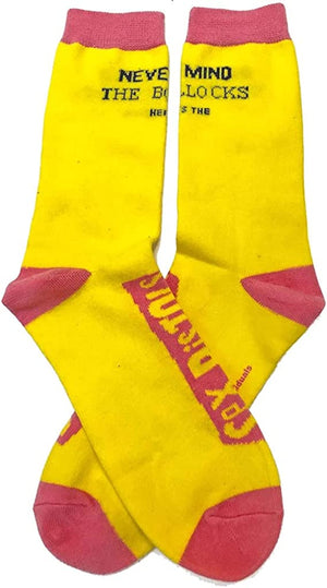 Golden Discs Posters & Merchandise SEX PISTOLS NMTB UNI YELLOW SOCKS [Socks]