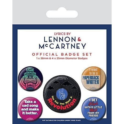 Golden Discs Badges The Beatles [Badges]