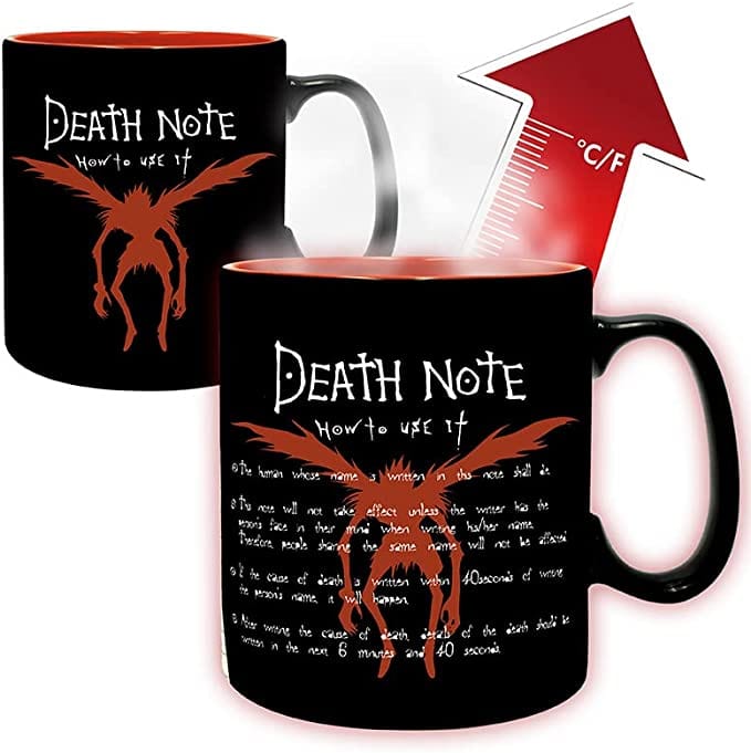 Golden Discs Mugs Death Note Heat Change Mug - Kira & Ryuk [Mug]