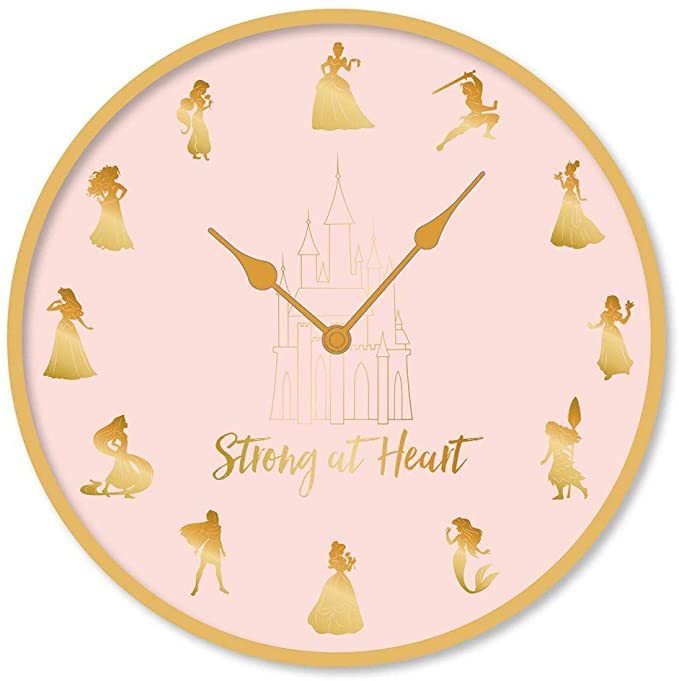 Golden Discs Clocks Disney Princess - Strong At Heart [Clock]