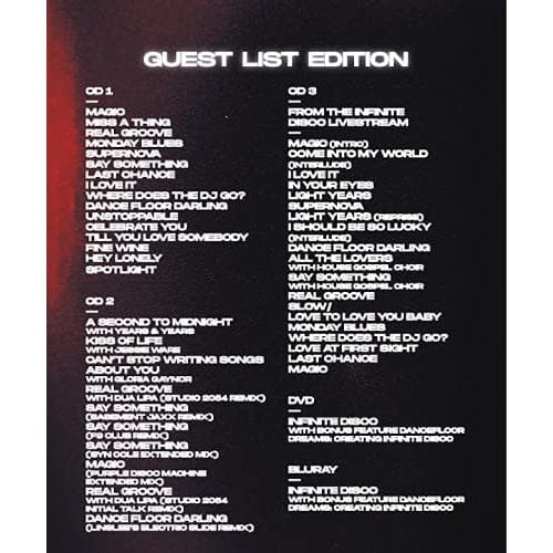 Golden Discs CD Disco - Guest List Edition: - Kylie Minogue [CD Deluxe]