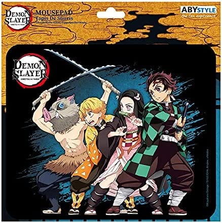 Golden Discs Posters & Merchandise Demon Slayer Group Flexible Mouse Mat [Mousepad]