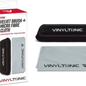 Golden Discs Accessories Vinyl Tonic Cleaning Cloth & Brush Set [Accessories]