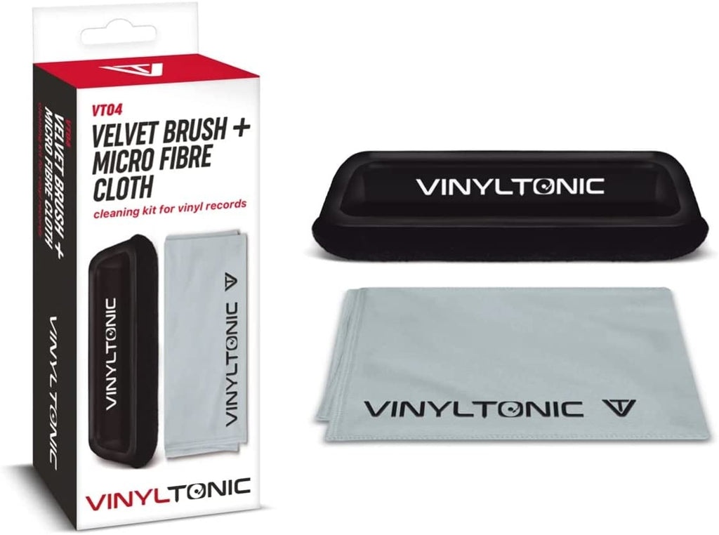 Golden Discs Accessories Vinyl Tonic Cleaning Cloth & Brush Set [Accessories]