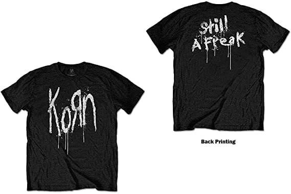 Golden Discs T-Shirts Korn Still A Freak - Black - Large [T-Shirts]