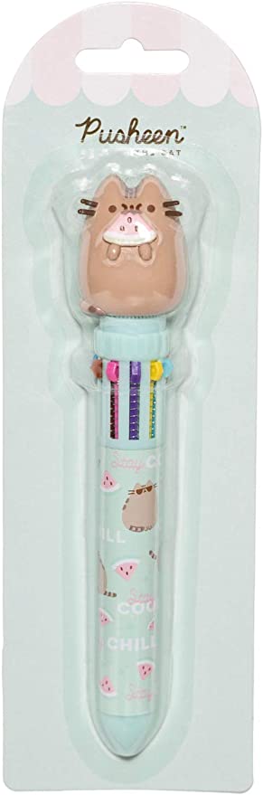 Golden Discs Posters & Merchandise 10 in 1 Ballpoint Pen With 3D Pusheen Topper [Stationery]