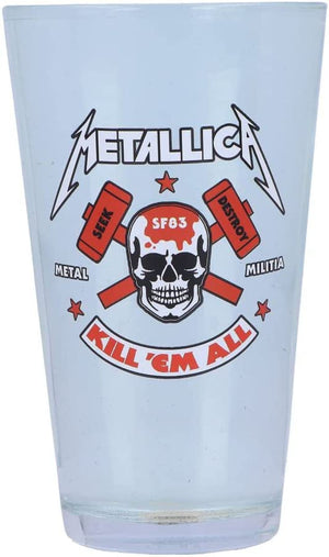 Golden Discs Posters & Merchandise Metallica Kill Em All Glass, 14.8cm [Cup]