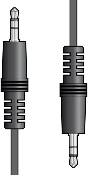 Golden Discs Accessories AV Link 3.5mm Stereo Jack to Jack Audio Cable 1.2m, Black [Accessories]