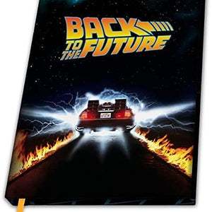 Golden Discs Posters & Merchandise Back to The Future Delorean A5 [Notebook]