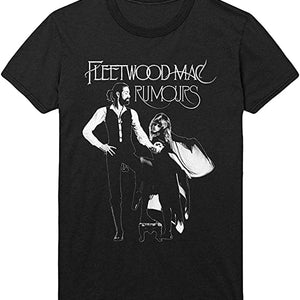 Golden Discs T-Shirts Fleetwood Mac - Rumours Album Band Logo Official Black - Large [T-Shirts]