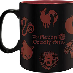 Golden Discs Mugs Seven Deadly Sins Symbols [Mug]