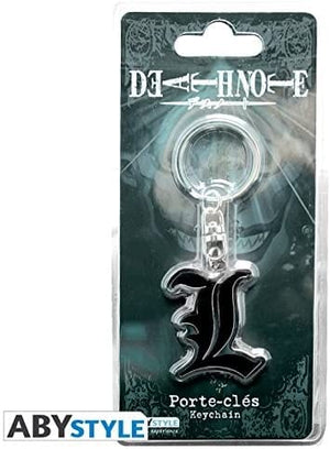 Golden Discs Keychain Death Note - Metal L Symbol [Keychain]