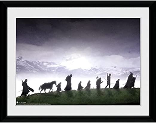 Golden Discs Posters & Merchandise The Lord of The Rings Fellowship Framed Collector Print [Posters & Merchandise]