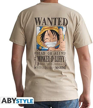 Golden Discs T-Shirts ONE PIECE: WANTED LUFFY - Medium [T-Shirts]