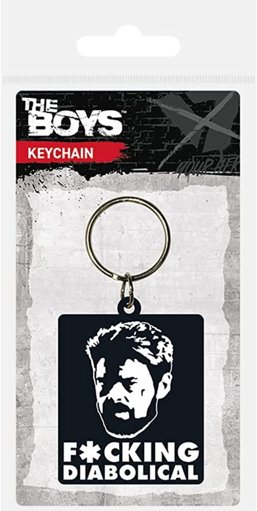Golden Discs Posters & Merchandise The Boys: Butcher "F**king Diabolical" [Keychain]