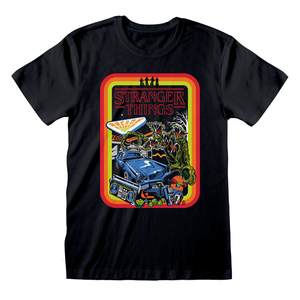 Golden Discs T-Shirts Stranger Things Retro Border - Small [T-Shirts]