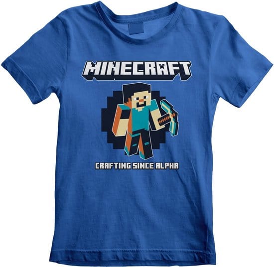 Golden Discs T-Shirts Minecraft Crafting Since Alpha - Large [T-Shirts]