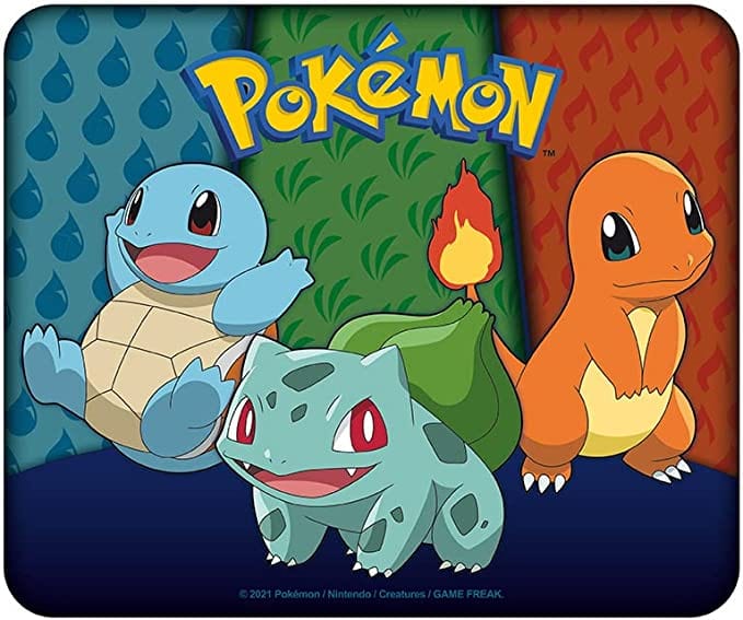 Golden Discs Posters & Merchandise Pokemon Starters Kanto Soft [Mousepad]