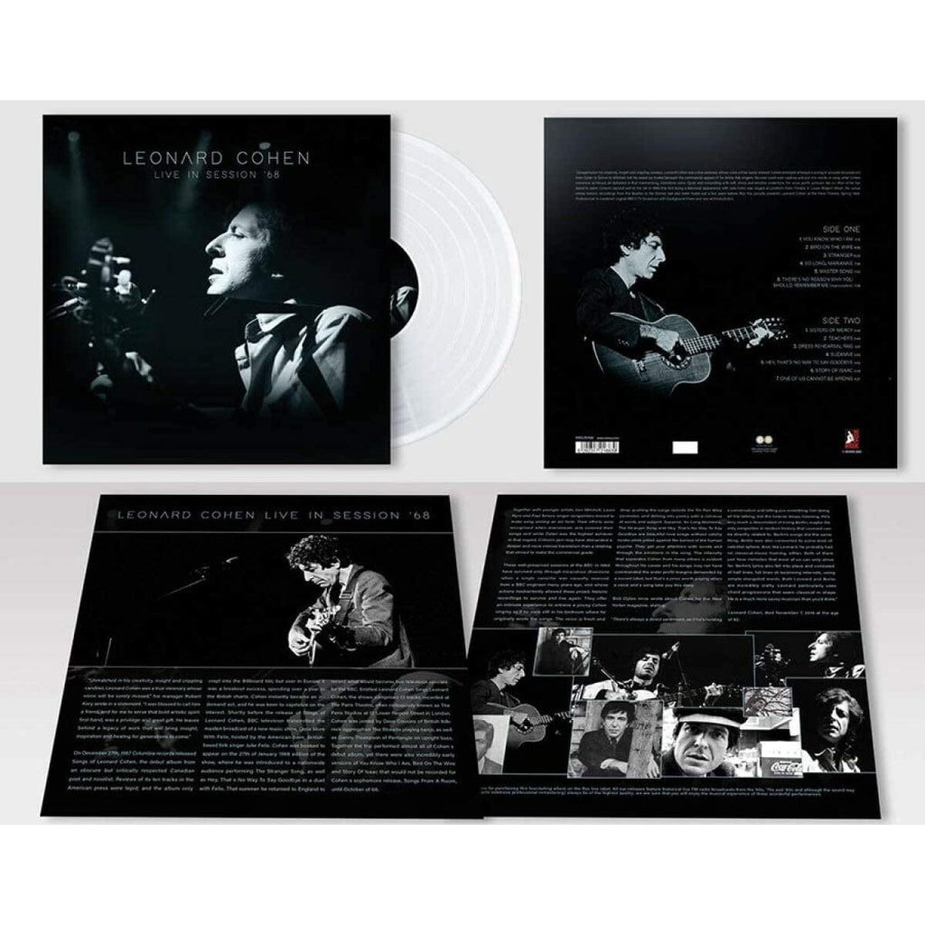 Golden Discs VINYL Live in Session '68 - Leonard Cohen [Colour Vinyl]