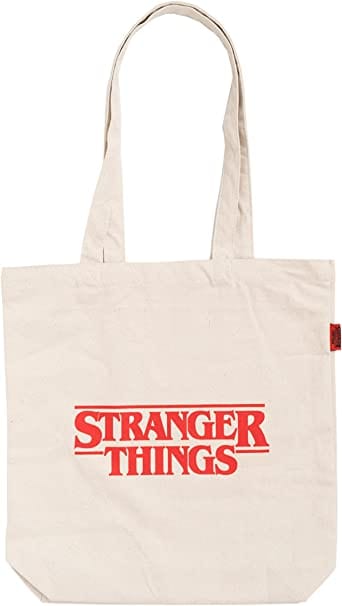 Golden Discs Posters & Merchandise Stranger Things Cotton White Tote [Bag]