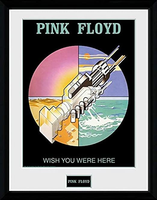 Golden Discs Posters & Merchandise Pink Floyd Wish You Were Here Framed Collector Print [Posters & Merchandise]