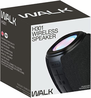 Golden Discs Tech & Turntables Walk Audio RMS Wireless 5 Watt Speaker With Party Lights [Tech & Turntables]