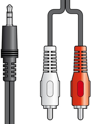 Golden Discs Accessories 3.5mm Aux to 2 RCA 1.2m [Accessories]
