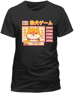 Golden Discs T-Shirts Shiba Novel - Black - Large [T-Shirts]