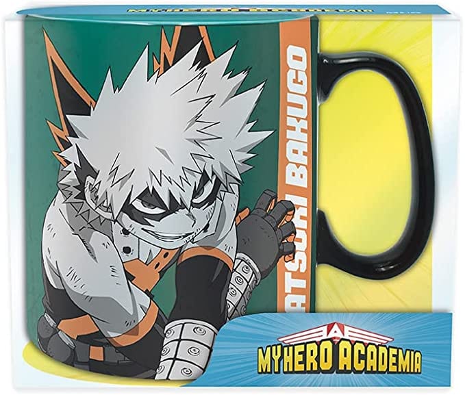 Golden Discs Posters & Merchandise My Hero Academia Izuku & Bakugo Mug Black/Red/Turquoise [Mug]