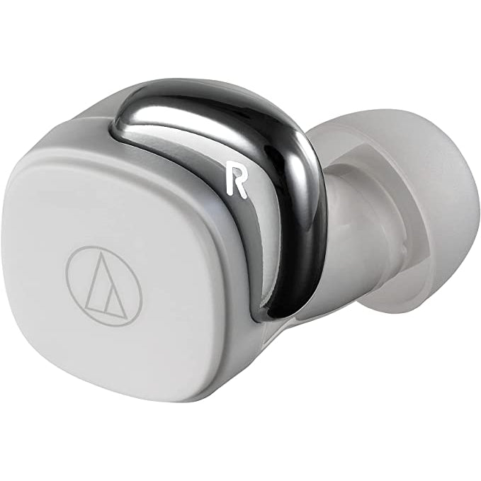 Golden Discs Accessories Audio-Technica ATH-SQ1TW Truly Wireless Earbuds, White [Accessories]