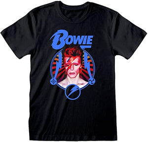 Golden Discs T-Shirts David Bowie: Starburst - Large [T-Shirts]