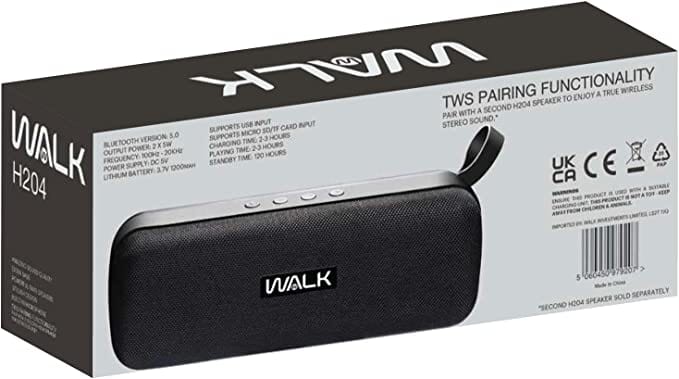 Golden Discs Tech & Turntables Walk Audio True Wireless Fabric Speaker [Tech & Turntables]