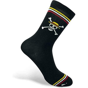 Golden Discs Socks ONE PIECE SOCKS BLACK SKULL [Socks]