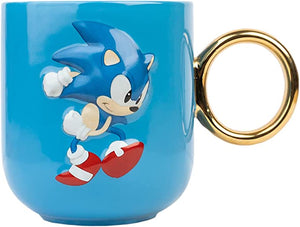 Golden Discs Mugs Sonic The Hedgehog 3D Ceramic [Mug]