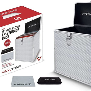 Golden Discs Accessories Vinyl Tonic Silver LP Case & Kit (Silver) [Accessories]