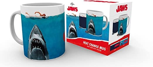 Golden Discs Posters & Merchandise Jaws One Sheet 10oz Heat Change [Mug]